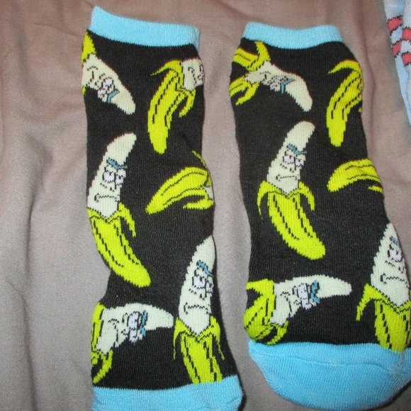 12 Days of Socks Rick & Morty Adult Swim Mens' Crew and Low Profile NEW Unworn - Picture 6 of 14